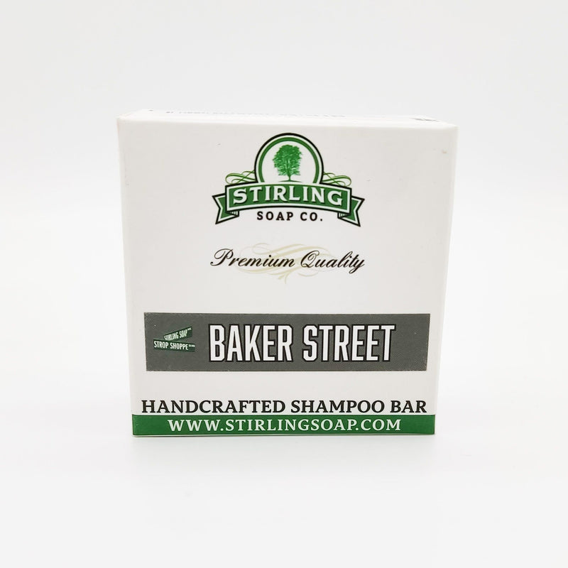 Stirling Soap Co Stirling Soap Co. Baker Street Shampoo Bar 3.8 Oz Shampoo Bar White Smoke