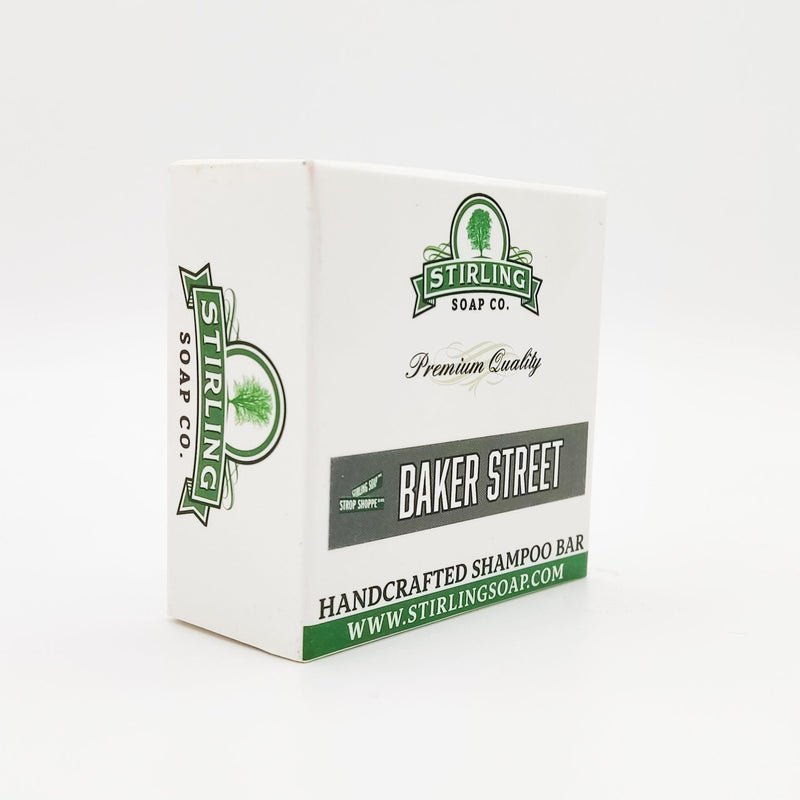 Stirling Soap Co Stirling Soap Co. Baker Street Shampoo Bar 3.8 Oz Shampoo Bar White Smoke