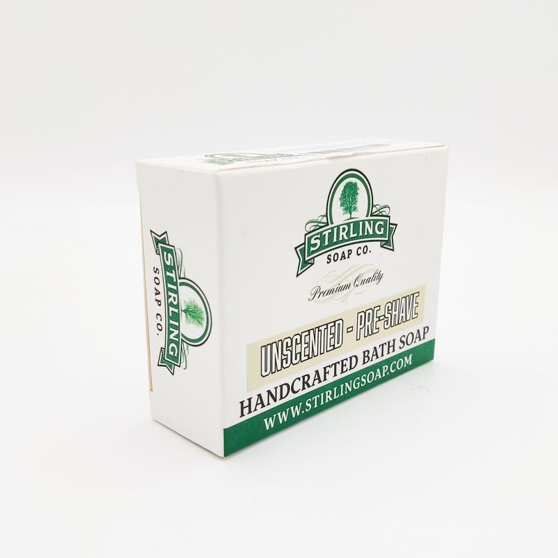 Stirling Soap Co Stirling Soap Co. Unscented - Pre-Shave Bath Soap 5.5 Oz Pre-Shave Bath Soap White Smoke