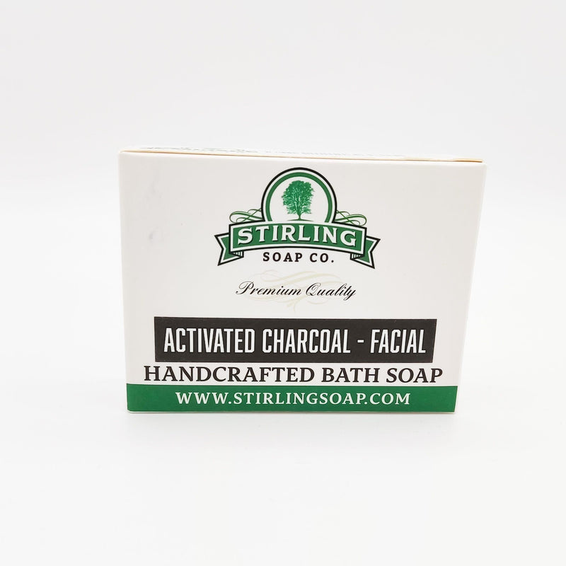 Stirling Soap Co Stirling Soap Co. Activated Charcoal - Facial Bath Soap 5.5 Oz Facial Bath Soap White Smoke