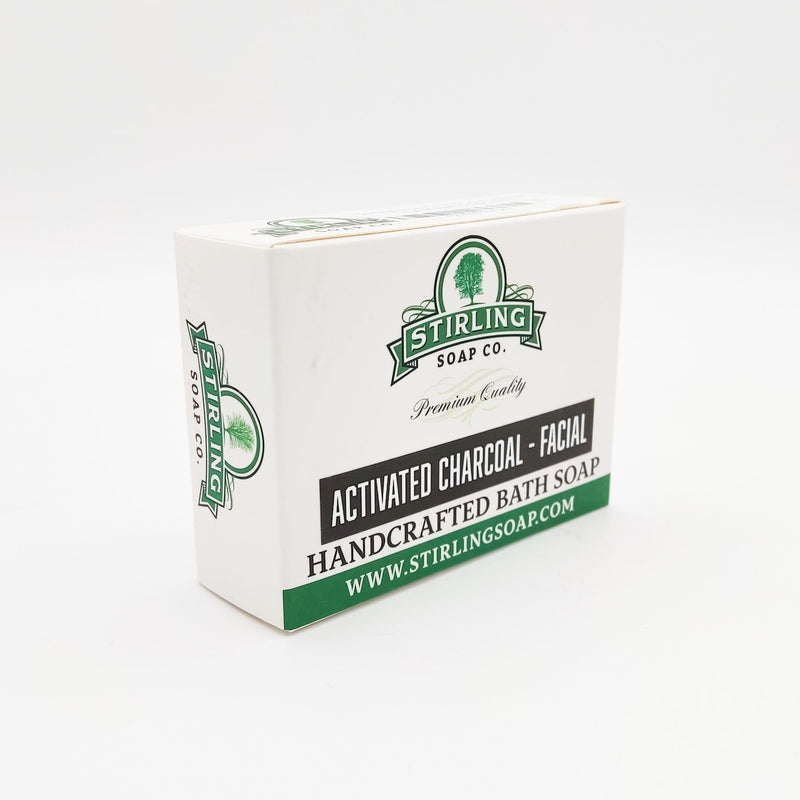 Stirling Soap Co Stirling Soap Co. Activated Charcoal - Facial Bath Soap 5.5 Oz Facial Bath Soap White Smoke