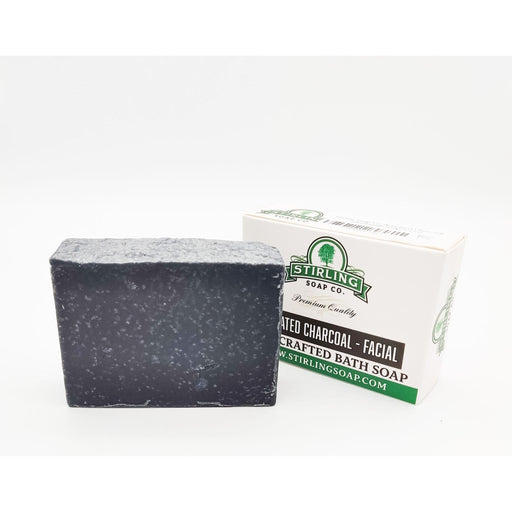 Stirling Soap Co Stirling Soap Co. Activated Charcoal - Facial Bath Soap 5.5 Oz Facial Bath Soap Dark Slate Gray