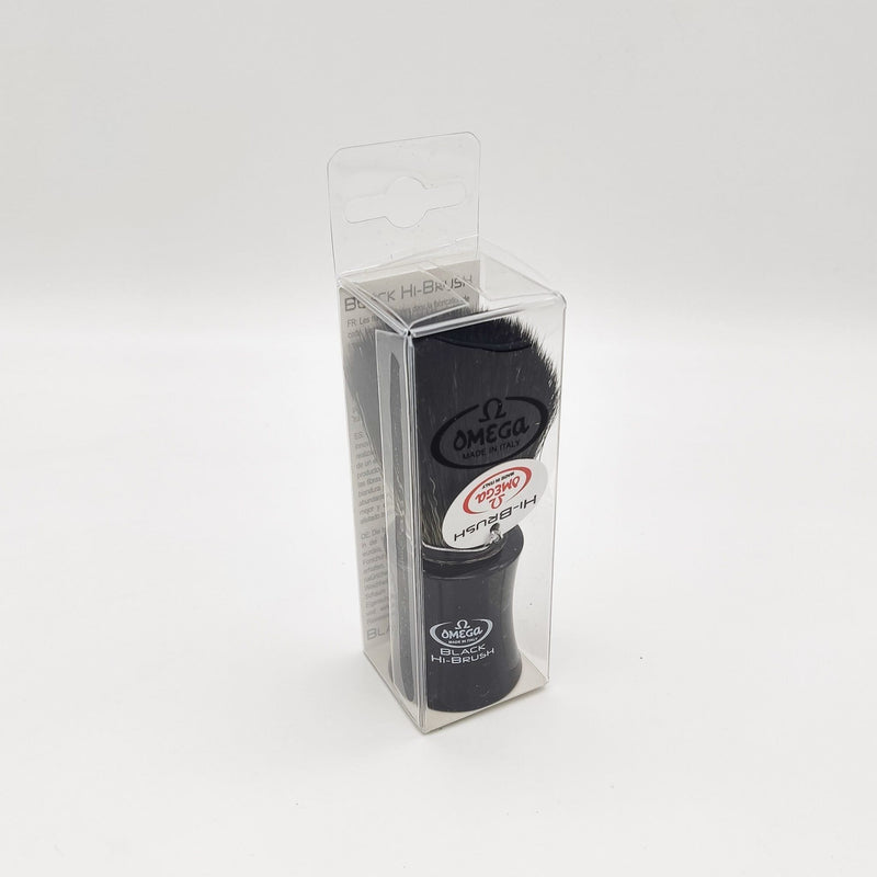 Omega Omega Shaving Brush Black 196818 Hi-Brush Synthetic Fibre Shaving Brush Lavender