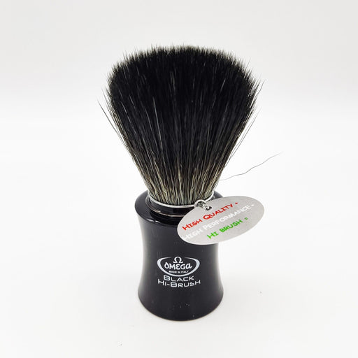 Omega Omega Shaving Brush Black 196818 Hi-Brush Synthetic Fibre Shaving Brush Dark Slate Gray
