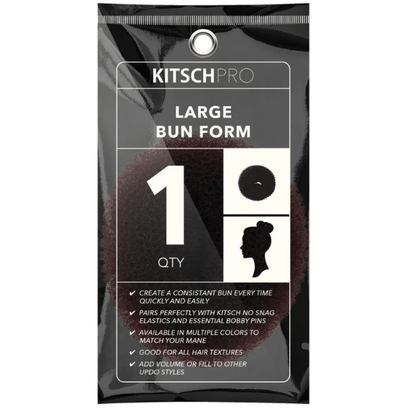 KITSCH Kitsch Large Bun Form 1ea Hair Bun Form Dark Slate Gray