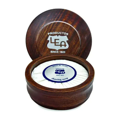 LEA LEA Classic Shaving Soap Sensitive Skin In Wooden Bowl  3.5 oz Shaving Soap Dark Slate Gray