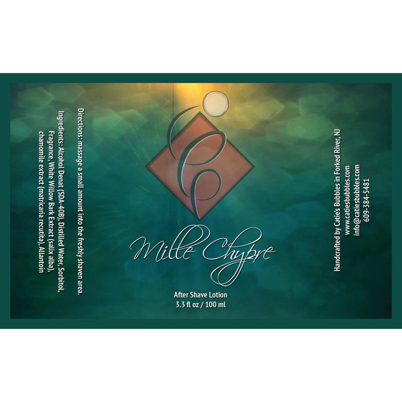 Catie's Bubbles Catie's Bubbles Mille Chypre Shaving Collection Shaving Set Dark Slate Gray Aftershave 3.3oz