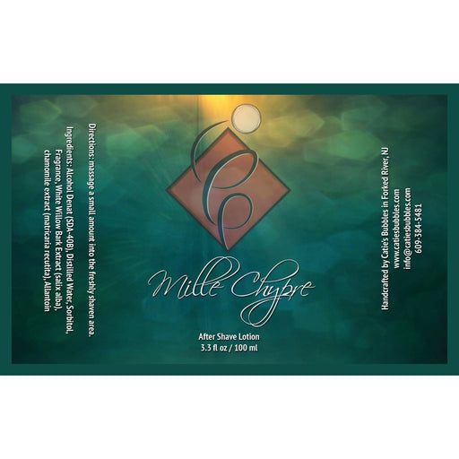 Catie's Bubbles Catie's Bubbles Mille Chypre Shaving Collection Shaving Set Dark Slate Gray Aftershave 3.3oz