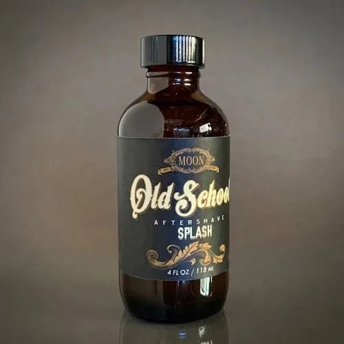Moon Soaps Moon Soaps Old School Aftershave Splash 4 Oz Aftershave Splash Dim Gray