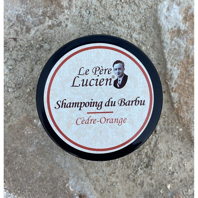 Le Pere Lucien Le Pere Lucien Cedre Orange Natural Beard Shampoo 100g Beard Shampoo Dark Gray