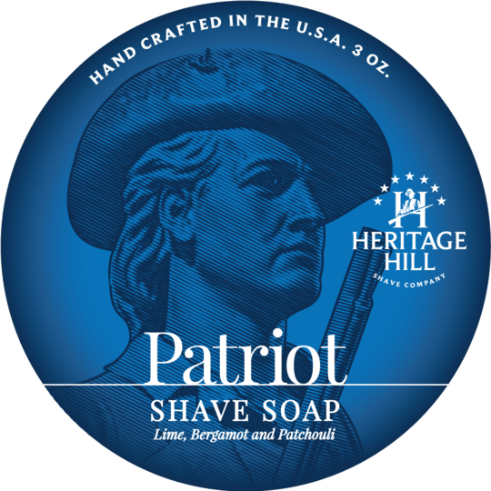 Heritage Hill Heritage Hill Patriot Shave Soaop 3 Oz Shave Soap Midnight Blue