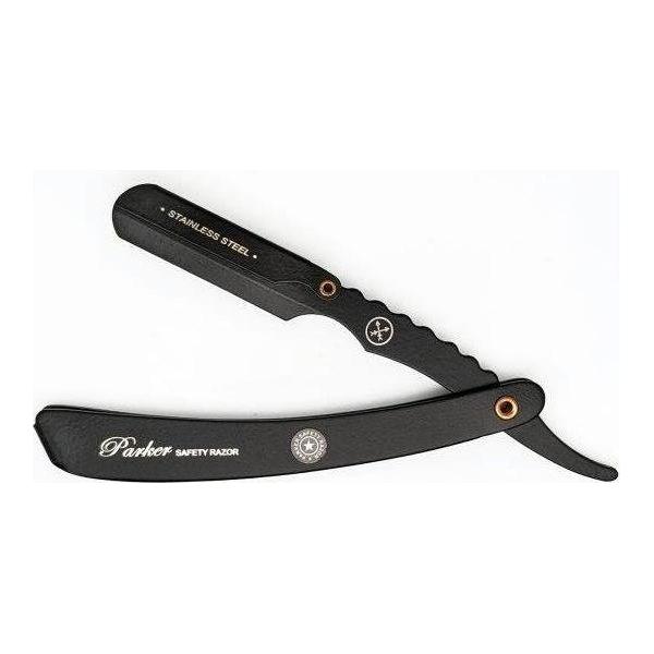 Parker Parker PTABK Stainless Steel Black Adjustable Barber Razor Barber Razor Dark Slate Gray