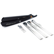 Parker Parker PTABK Stainless Steel Black Adjustable Barber Razor Barber Razor Lavender