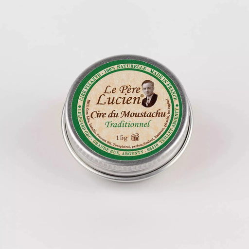 Le Pere Lucien Le Pere Lucien Traditionnel 100% Natural Mustache Wax 30Ml Mustache Wax Light Gray