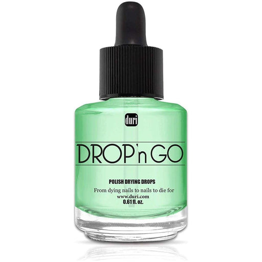 Duri Duri Drop-N-Go Polish Drying Drops 0.6 oz Nail Polish Drying Drops Light Gray