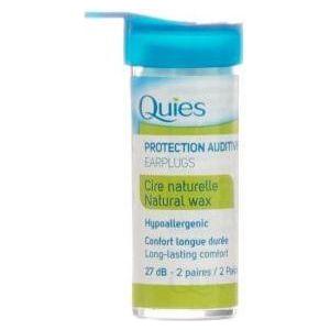 Quies Quies Auditive Protection Cire Naturelle 2 Pair Ear Protection Light Gray