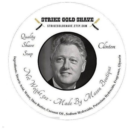 Strike Gold Shave Strike Gold Shave Clinton Shaving Collection Shaving Set Dark Slate Gray Shaving Soap 5 oz