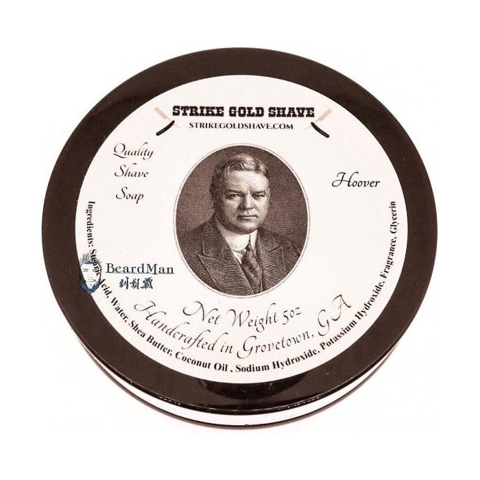 Strike Gold Shave Strike Gold Shave Hoover Shaving Collection Shaving Set Beige Shaving Soap 5 oz