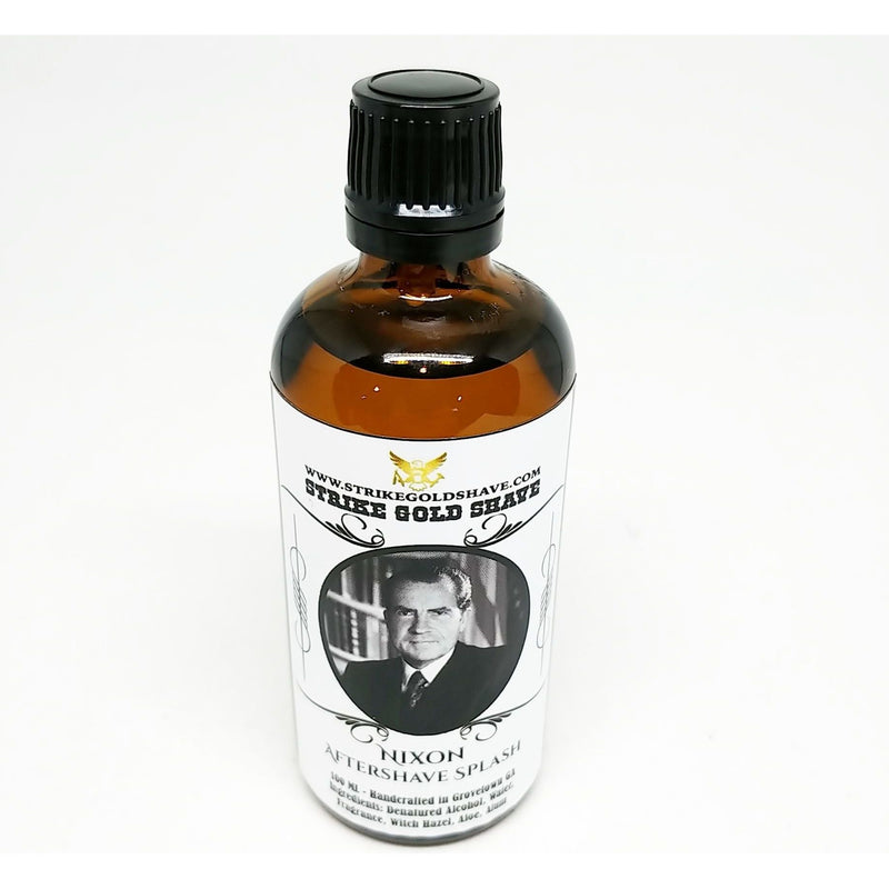 Strike Gold Shave Strike Gold Shave Nixon Shaving Collection Shaving Set White Smoke Aftershave 3.4 oz