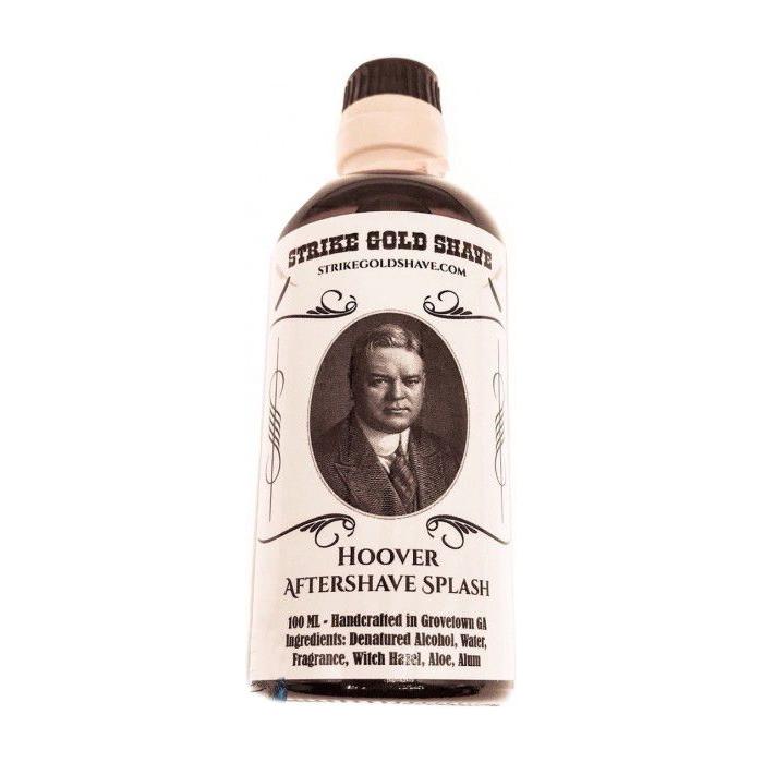 Strike Gold Shave Strike Gold Shave Hoover Shaving Collection Shaving Set Dark Slate Gray Aftershave 3.4 oz