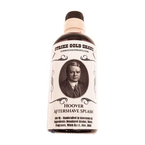 Strike Gold Shave Strike Gold Shave Hoover Shaving Collection Shaving Set Dark Slate Gray Aftershave 3.4 oz