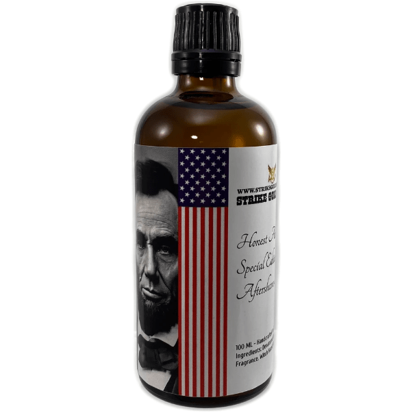 Strike Gold Shave Strike Gold Shave Honest Abe Shaving Collection Shaving Set Dark Slate Gray Aftershave 3.4 oz