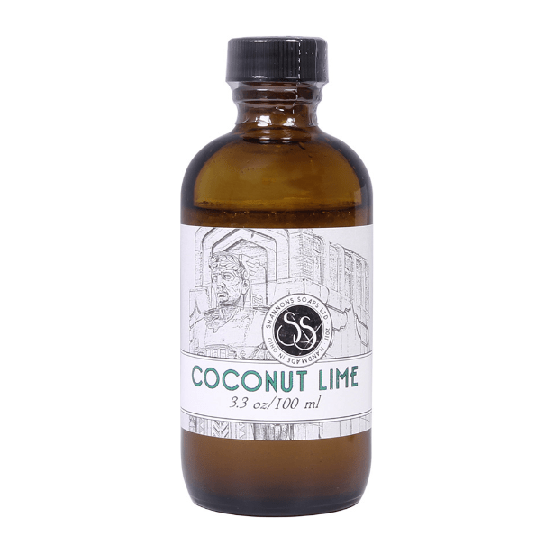 Shannons Soap Shannons Soap Coconut Lime Soothing Post-Shave Splash 3.3 Oz Post-Shave Splash Dark Olive Green