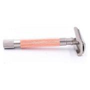 Parker Parker 55SL-RG Rose Gold Semi Slant 3 Piece Safety Razor Safety Razor Light Gray