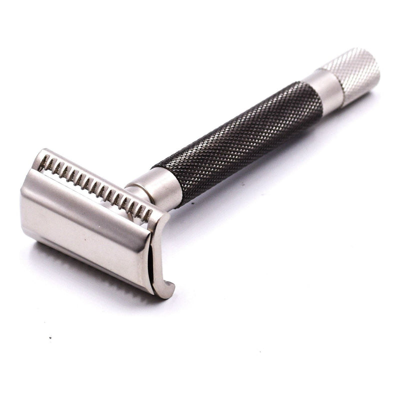 Parker Parker 55SL-GR Graphite Semi Slant 3 Piece Safety Razor Safety Razor Light Gray