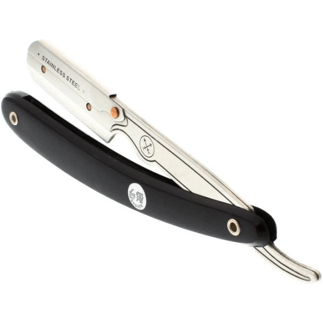 Parker Parker SRB 33R Black Handled Barber Straight Razor Razor Beige