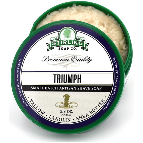 Stirling Soap Co Stirling Soap Co. Triumph Shaving Collection Shaving Set Dark Slate Gray Shaving Soap 5.8oz