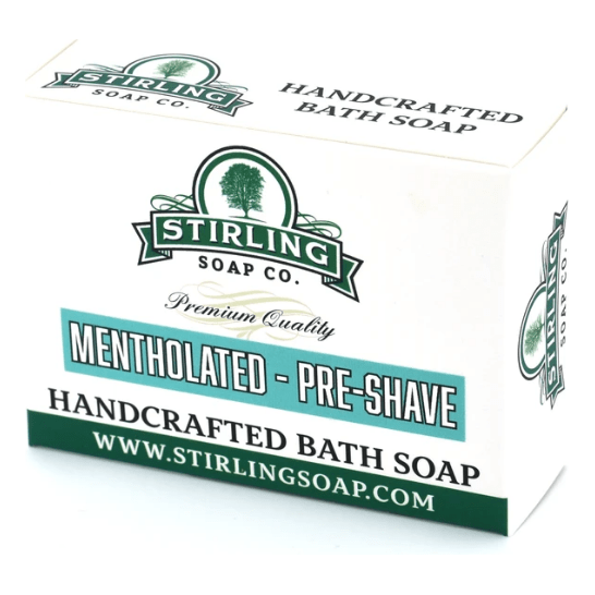 Stirling Soap Co Stirling Soap Co. Mentholated Pre-Shave Bath Soap 5.5 Oz Pre-Shave Bath Soap Dark Slate Gray