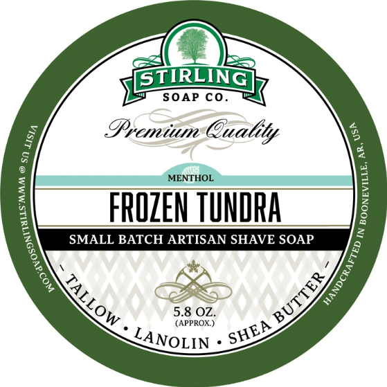 Stirling Soap Co. Stirling Soap Co. Frozen Tundra Shaving Collection Shaving Set Beige Shaving Soap 5.8 oz