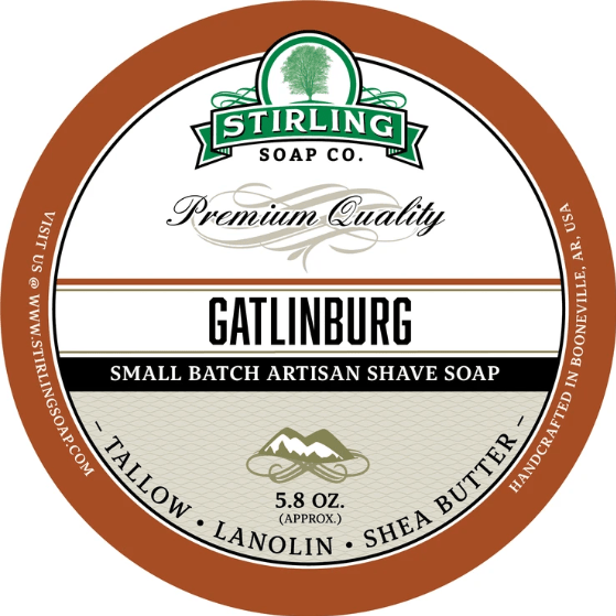 Stirling Soap Co Stirling Soap Co. Gatlinburg Shaving Collection Shaving Set Sienna Shaving Soap 5.8 oz