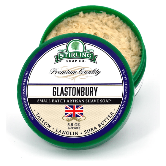 Stirling Soap Co Stirling Soap Co. Glastonbury Shaving Collection Shaving Set Dark Slate Gray Shaving Soap 5.8oz