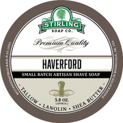 Stirling Soap Co Stirling Soap Co. Haverford Shaving Collection Shaving Set Light Gray Shaving Soap 5.8oz