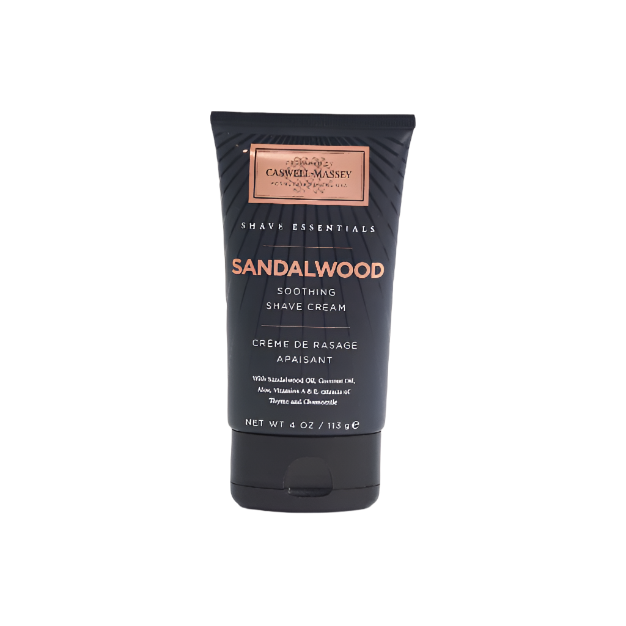 Caswell Massey Caswell Massey Woodgrain Sandalwood Shave Cream Collection Shaving Cream Light Gray 3.4 oz