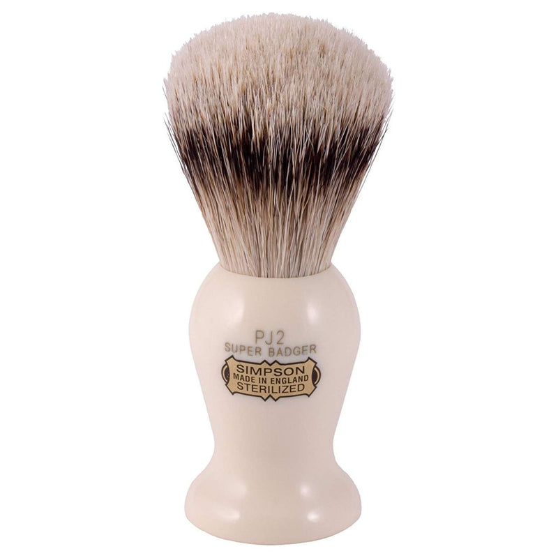 Simpsons Simpsons Persian Jar Pj2 Best Badger Hair Shaving Brush With Imitation Ivory Shaving Brush Gray