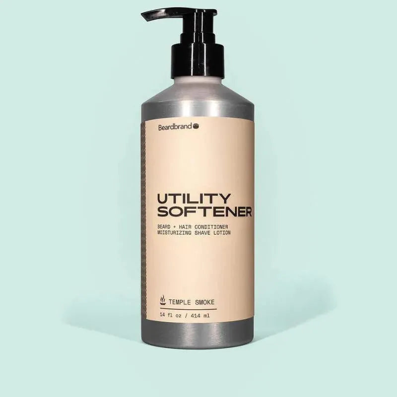 Beardbrand Beardbrand Temple Smoke Utility Softener 14 oz Beard Softener Light Gray