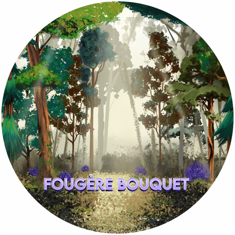 WhollyKaw Wholly Kaw Fougere Bouquet Shaving Collection Shaving Set Dark Slate Gray Tallow Shaving Soap 4 oz