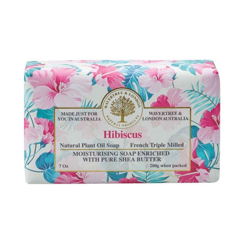 Wavertree & London Wavertree & London Hibiscus Soap 7 Oz Bar Soap Gray
