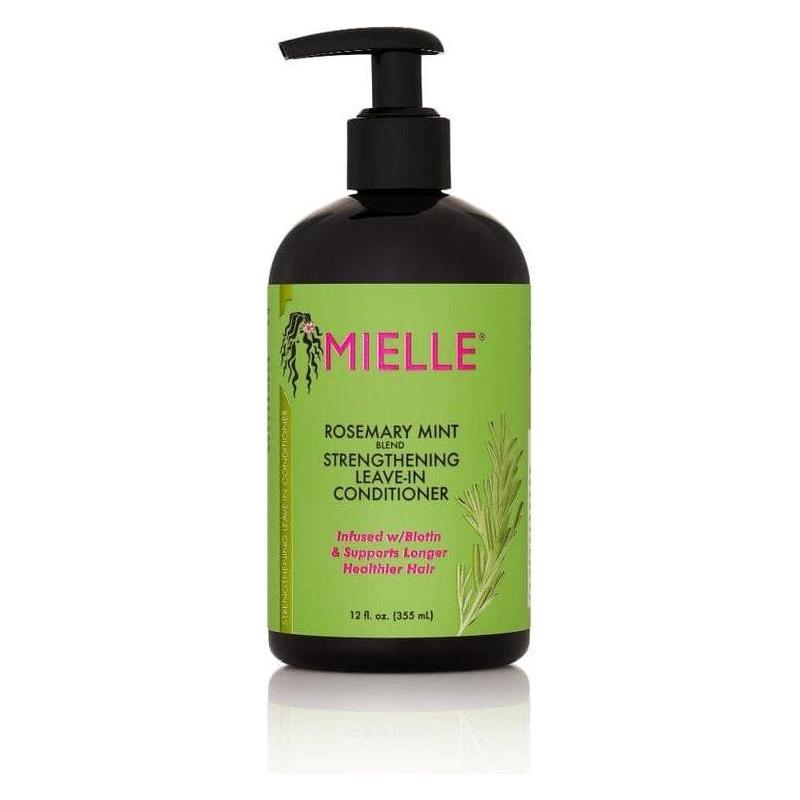 Mielle Organics Mielle Rosemary Mint Strengthening Leave-In Conditioner 12 Oz Leave-In Conditioner Yellow Green