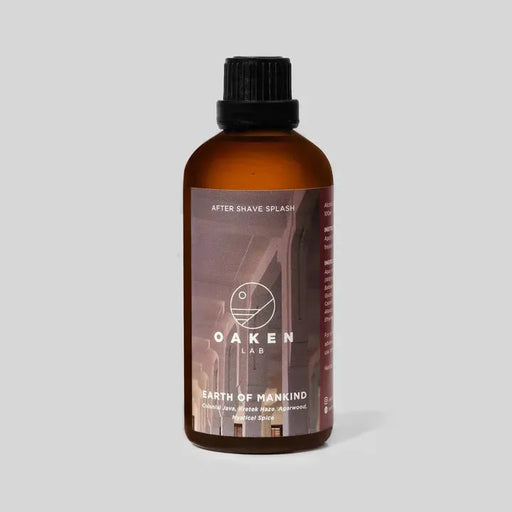 Oaken Oaken After Shave Splash Earth Of Mankind 100ml After Shave Splash Light Gray