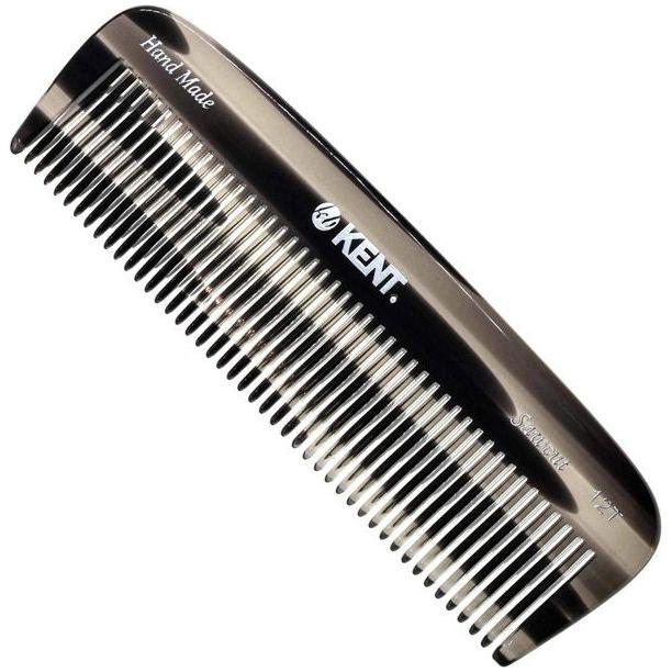 KENT Kent 5.7 Handmade Graphite Gray Detangling Wide Tooth Comb (12TG) Detangling Wide Tooth Comb Dark Slate Gray