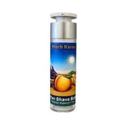 WhollyKaw Wholly Kaw Peach Karma Shaving Collection Shaving Set Gray Aftershave Balm 1.76 oz