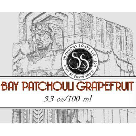 Shannons Soap Shannons Soaps Bay Patchouli Grapefruit Soothing Post-Shave Splash 100ml Post-Shave Splash Light Gray