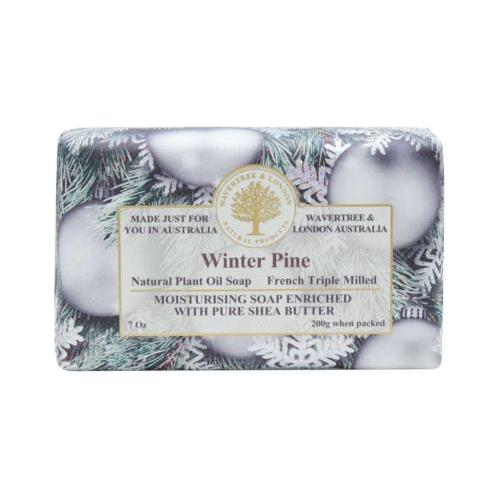 Wavertree & London Wavetree & London Winter Pine French Triple Milled Soap 7oz Bar Soap Gray