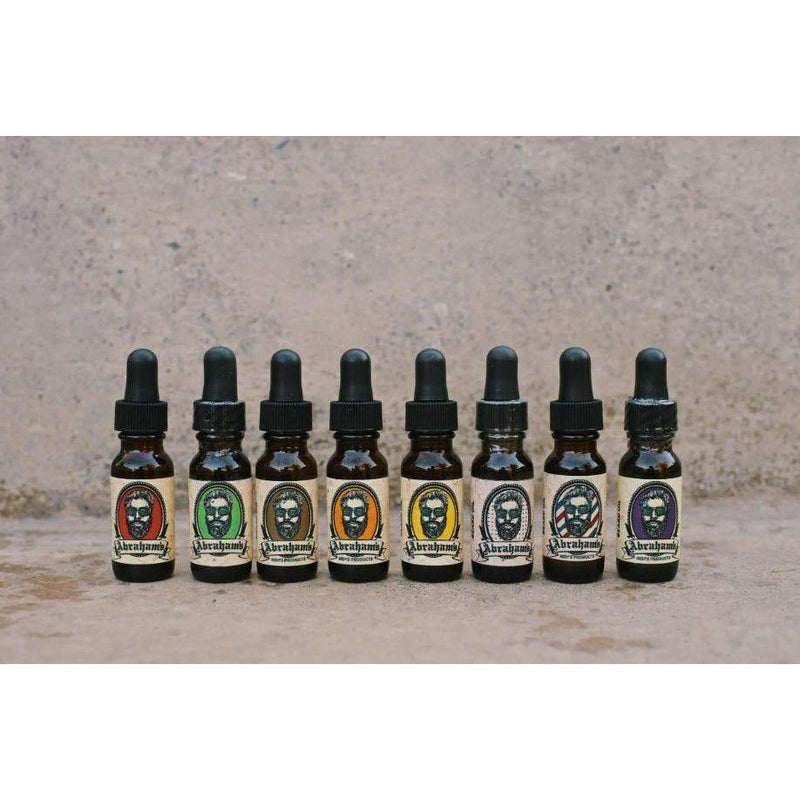 Abraham's Men's Products Abraham's Fragrance Free Beard Oil 1.5 Oz Beard Oil Dark Gray