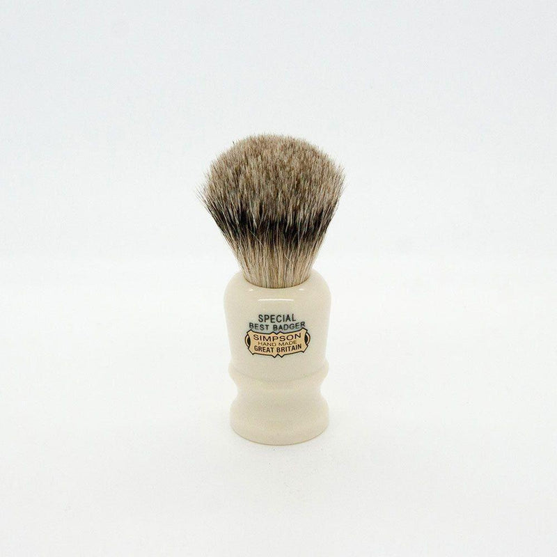 Simpsons Simpson Special Best Badger Shaving Brush Shaving Brush White Smoke