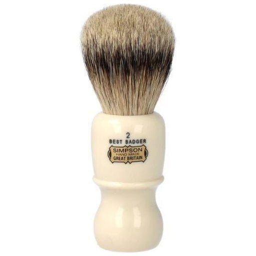 Simpsons Simpson Captain 2  Best Badger Shaving Brush Shaving Brush Wheat